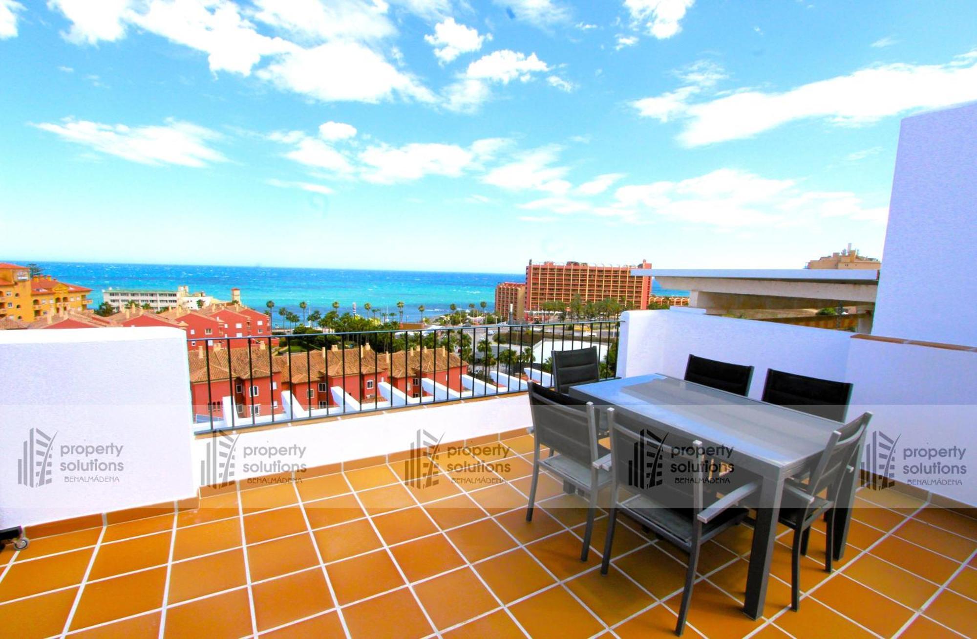Appartement Lomas De Mena, 21 - Atico Con Vistas Al Mar - Piscina Y Barbacoa - Parking Gratis - Excelente Conexion Wifi à Benalmádena Extérieur photo